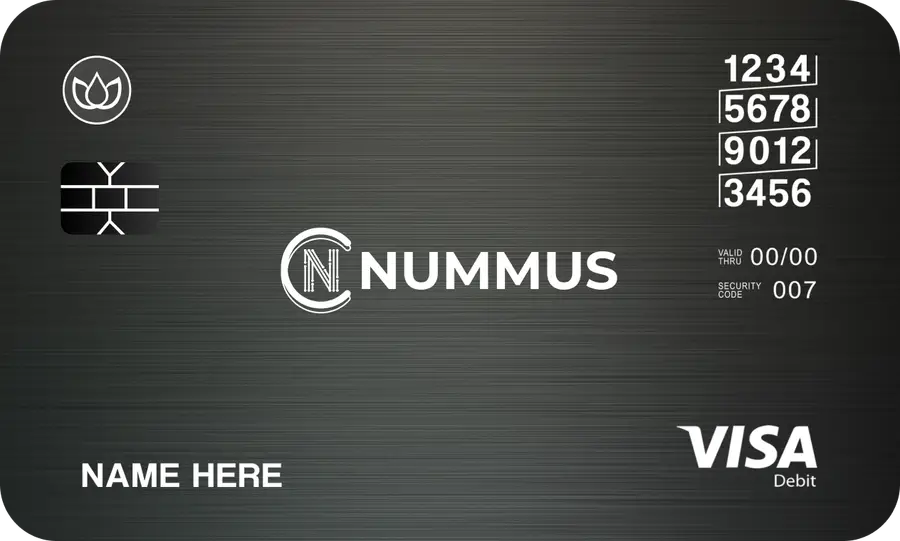 Nummus Obsidian Visa card