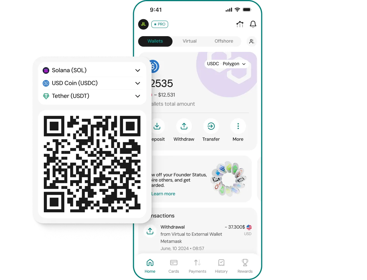 Deposit Crypto