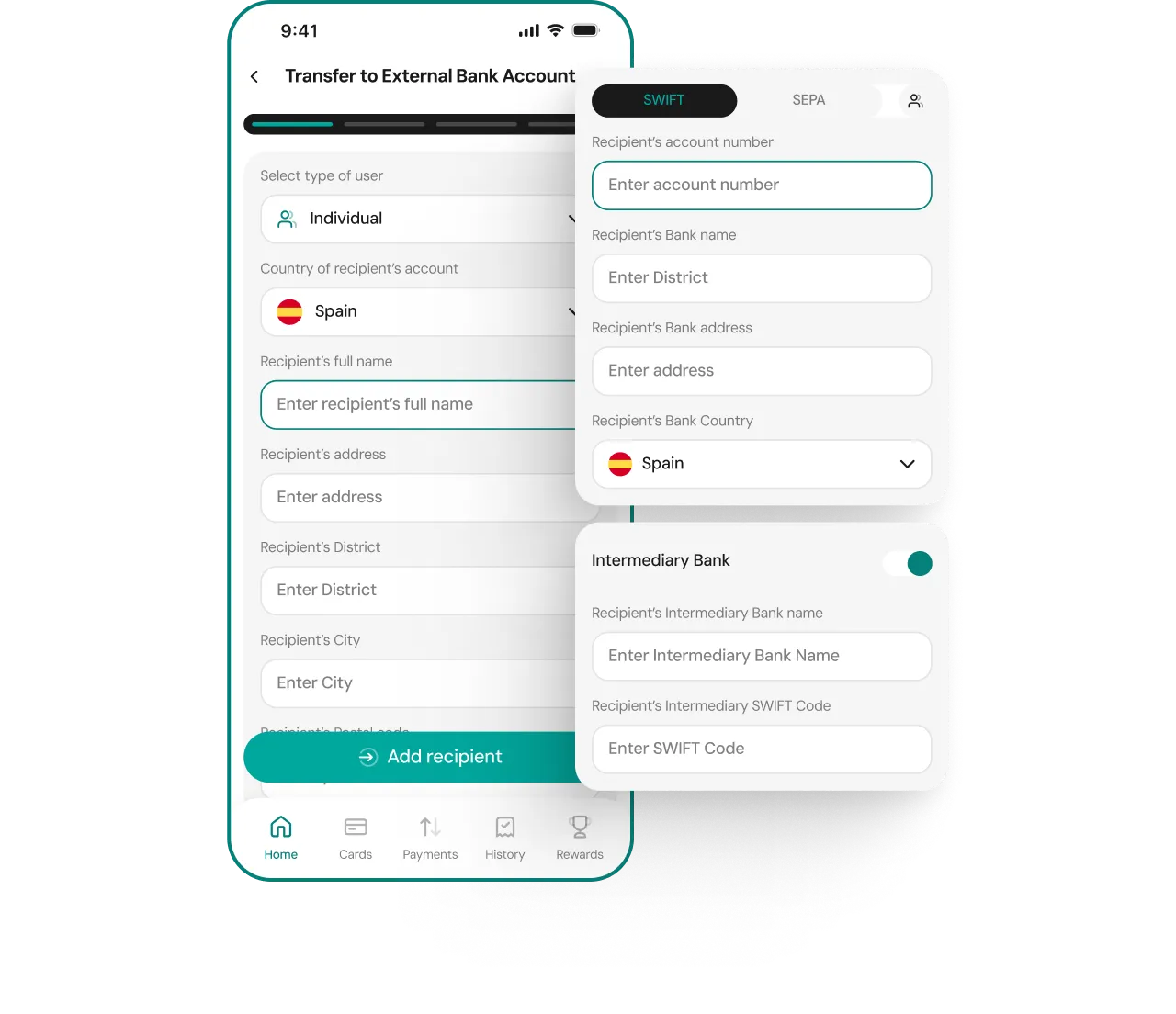 Transfer to External Banks