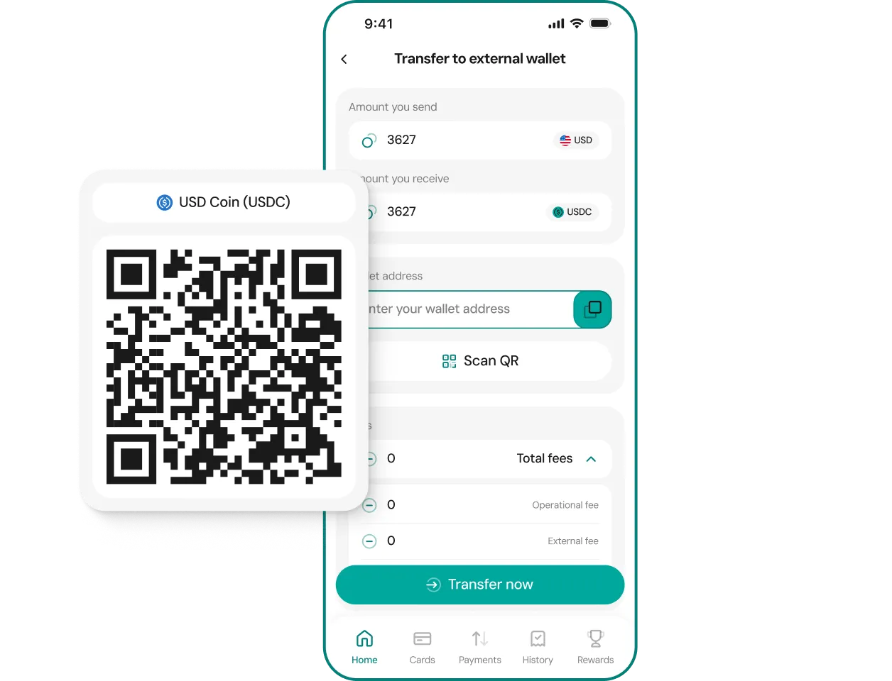 Transfer to External Wallets