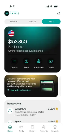 Nummus app screen 2