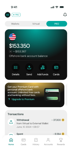 Nummus app screen 2