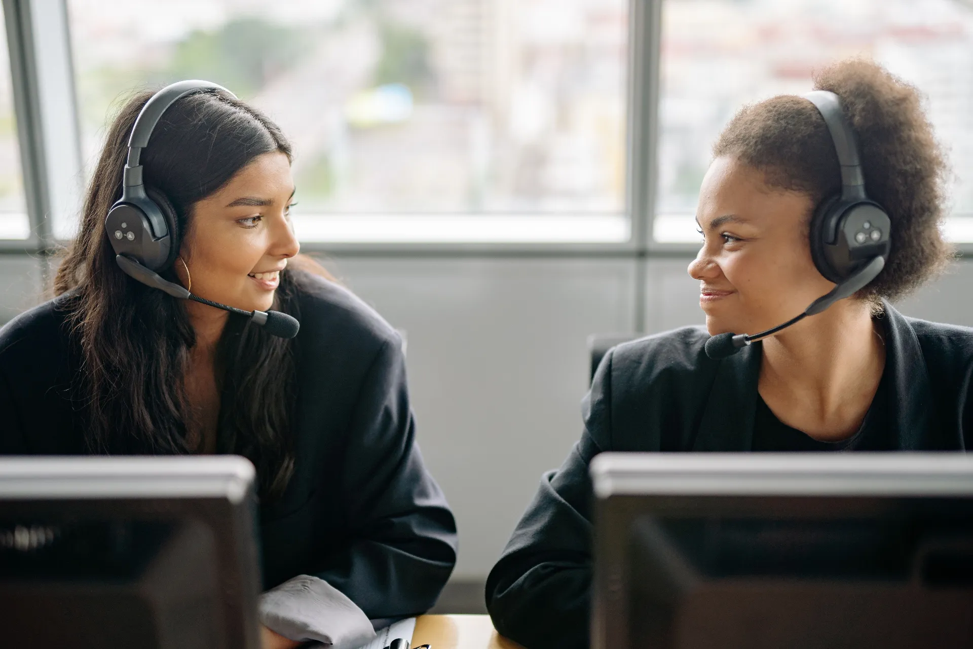 Customer support representative ready to help